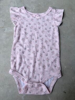 Baby Ruffle Sleeve Floral Bodysuit